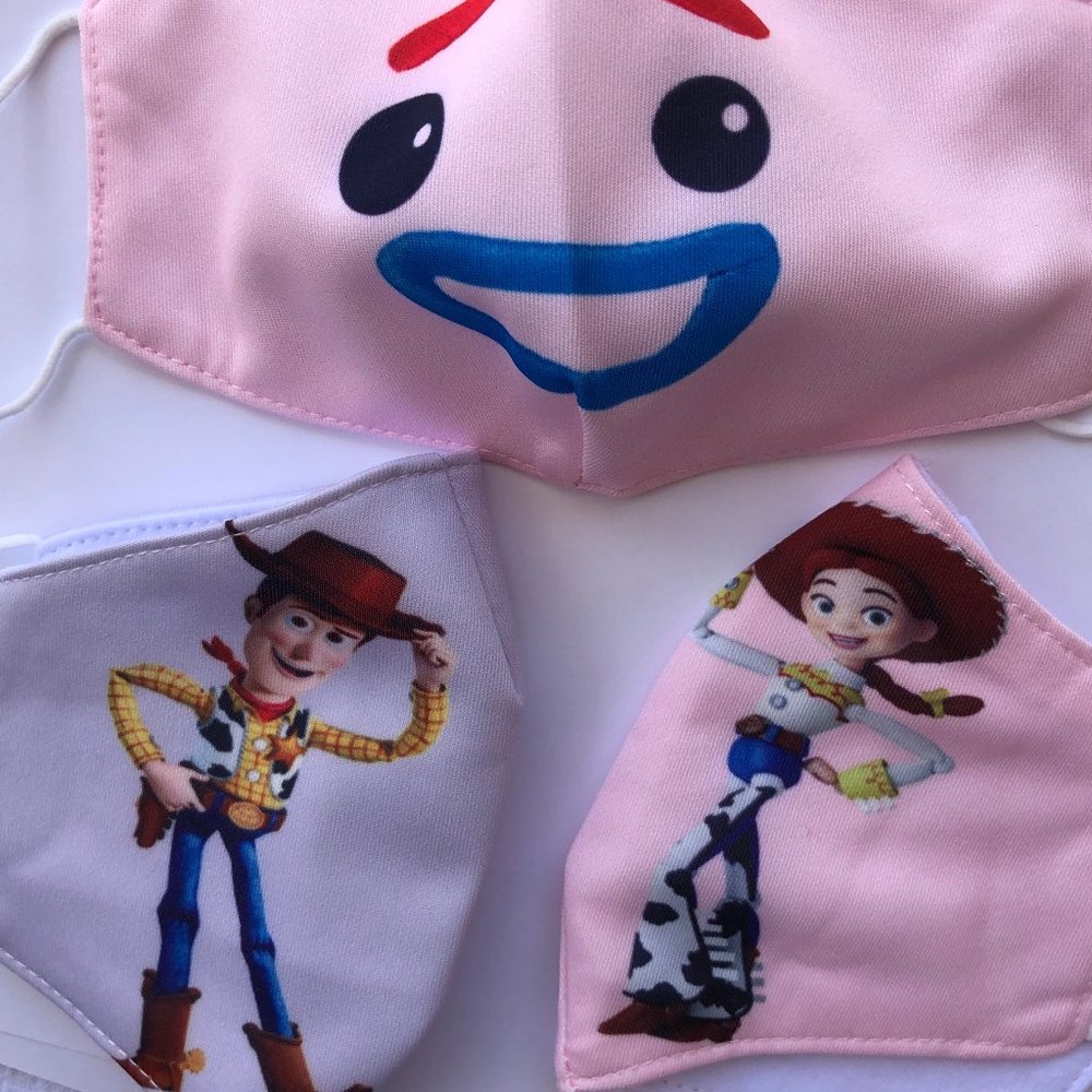 1 pc Kids face mask Toy Story Woody Jessie Forky